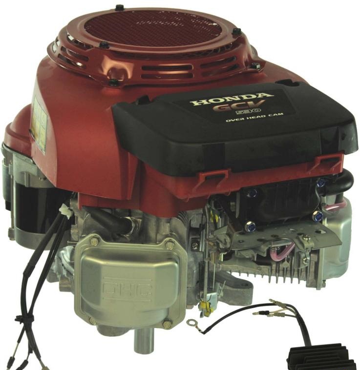 Traktorski Motor Honda GCV 520, Snaga: 16 Ks, 520cc, Ručni Sauh, Radilica Ø25.4x80mm, V-Twin (dvocilindrični), Isporučuje Se Bez Rezervoara I Auspuha